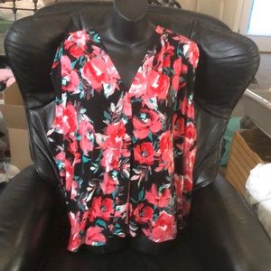 Calvin Klein 2x rose print